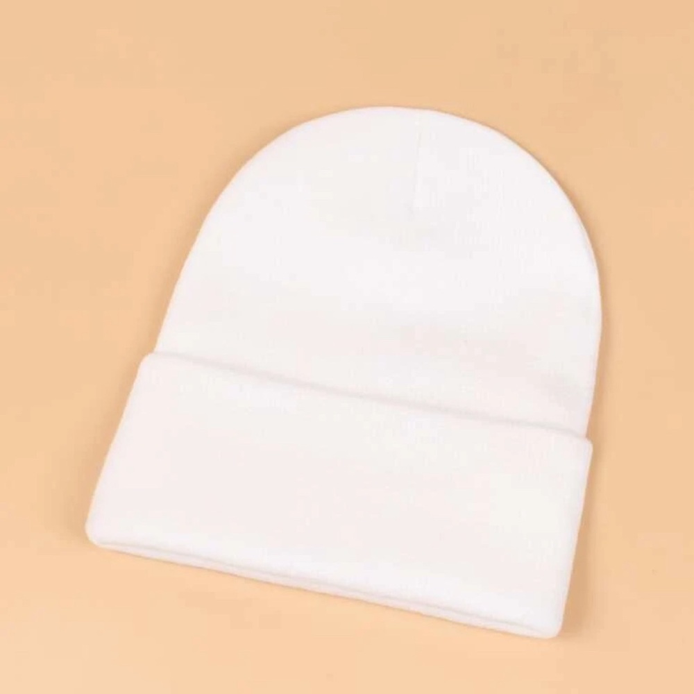🆕 White Brooklyn logo UNISEX winter hat - Picture 2 of 4
